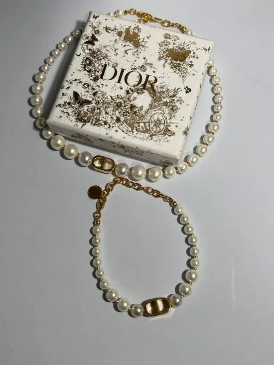 Dior necklace and bracelet set - Picture 2 of 6
